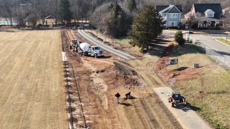 Construction at Dorton Park